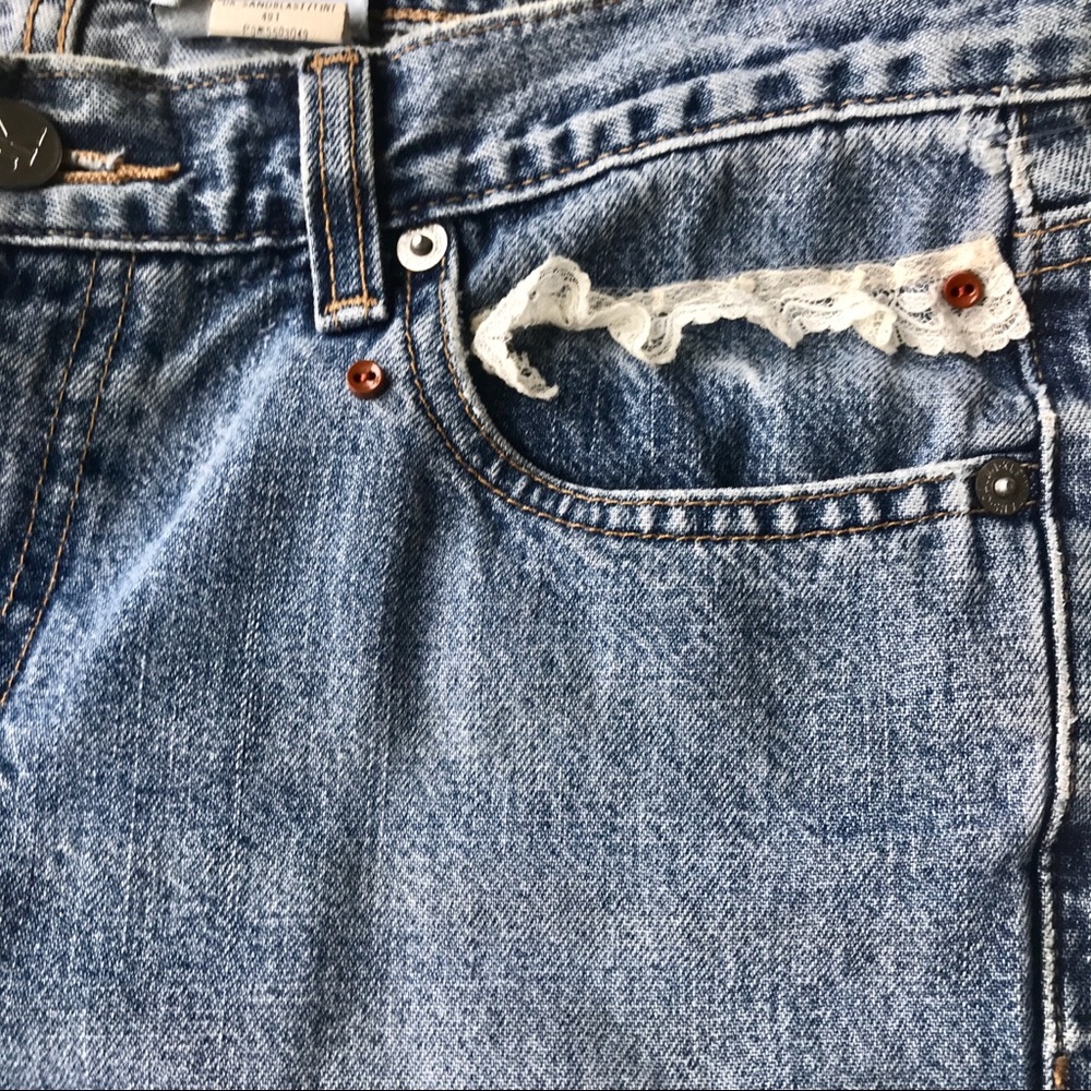 VTG Calvin Klein Low Rise Bootcut w/ lace-7 - Picture 4 of 8